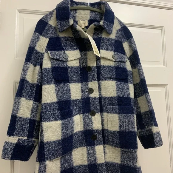 Sezane Wool Coat NWT - Picture 4 of 5